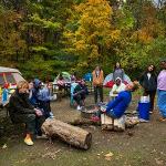 OEC + 2022 fall break camping trip to Kettle Moraine forest.