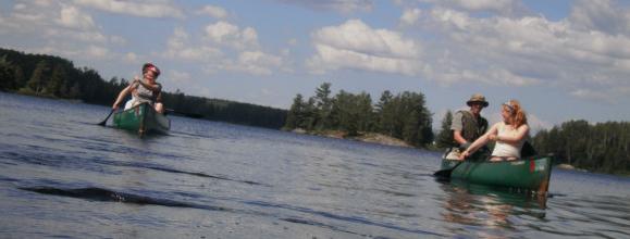 Environmental Justice students conduct research in the Boundary Waters Canoe Wilderness.